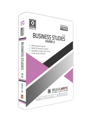 127 Business Studies O Level Topical Work Book